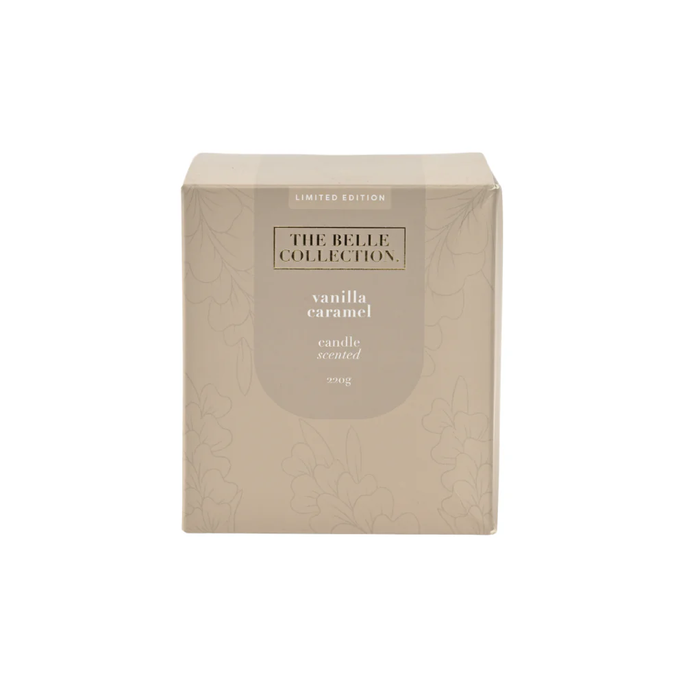 Belle Collection Candle 220g - VANILLA CARAMEL - Image 2