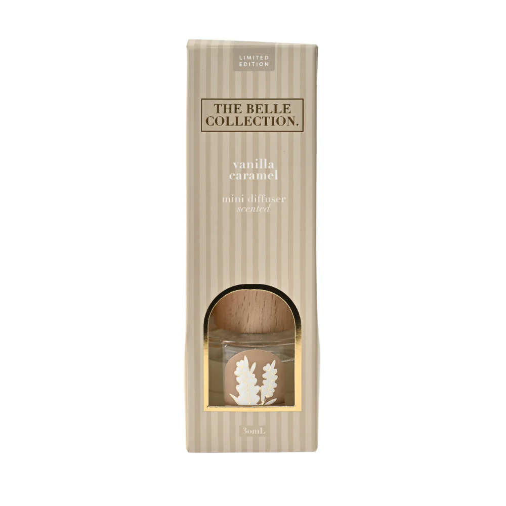 Belle Collection Diffuser Mini 30ml - VANILLA CARAMEL - Image 2