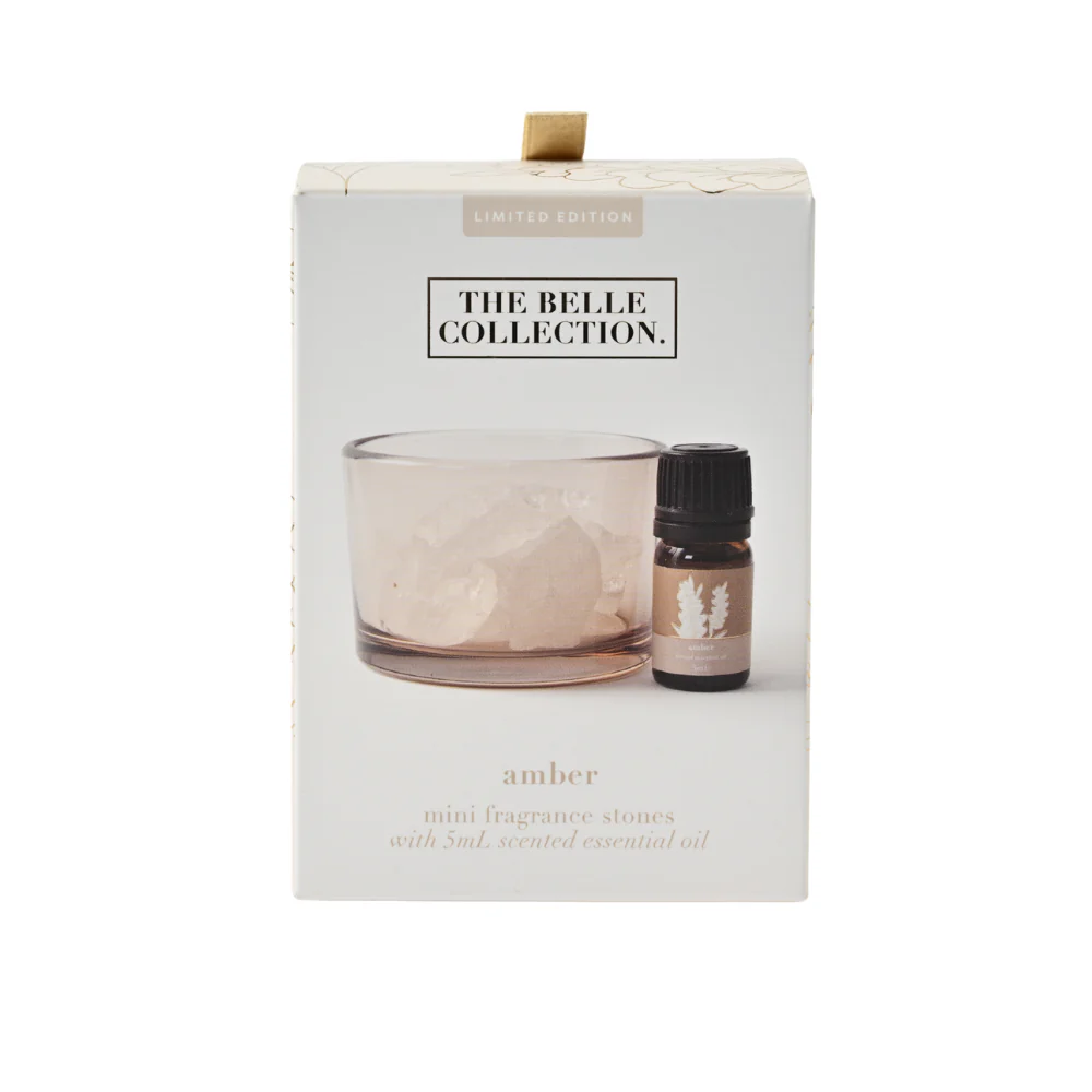 Belle Collection Fragrance Stone & Oil Set Mini - AMBER - Image 2