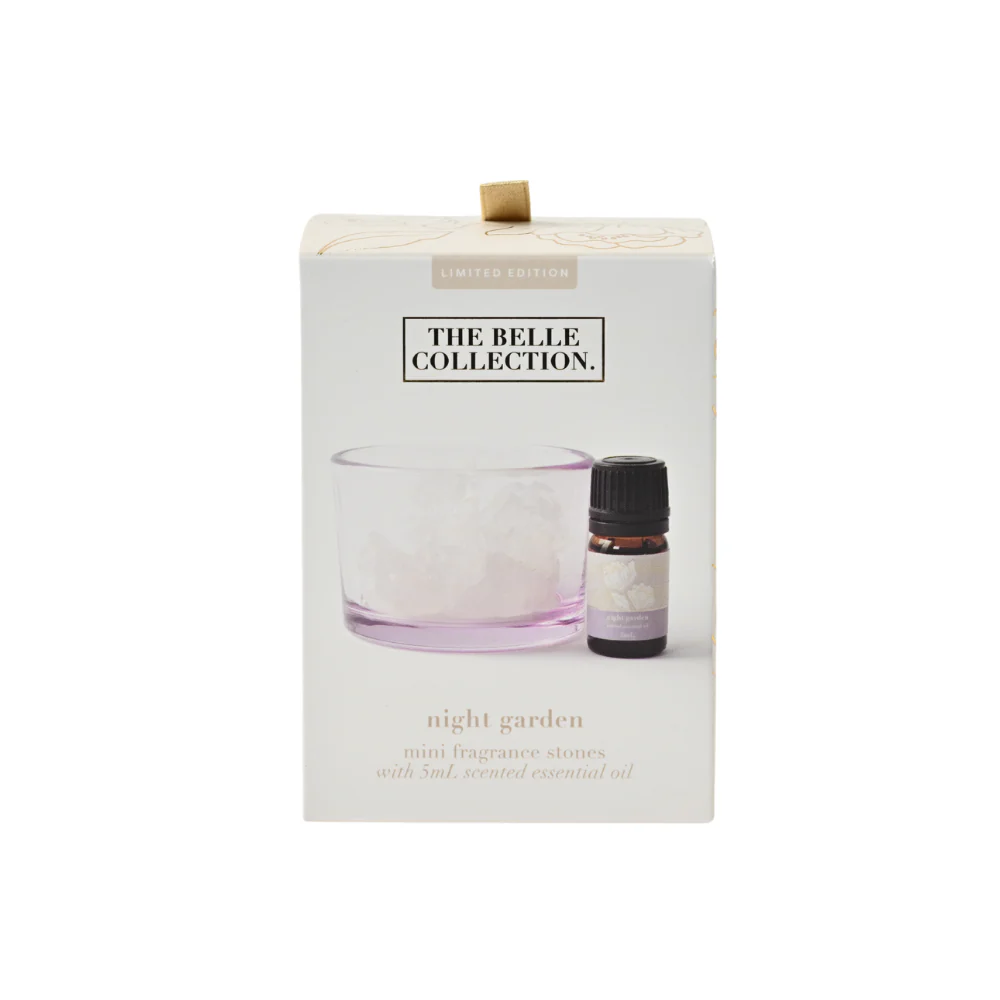 Belle Collection Fragrance Stone & Oil Set Mini - NIGHT GARDEN - Image 2