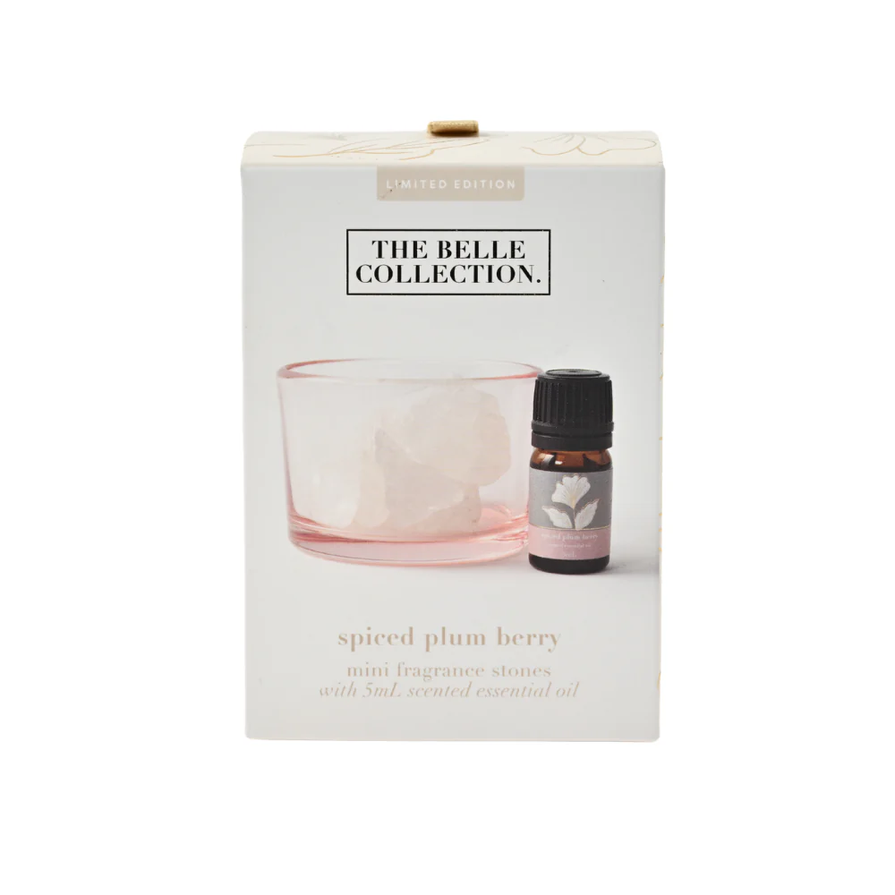 Belle Collection Fragrance Stone & Oil Set Mini - SPICED PLUM BERRY - Image 2