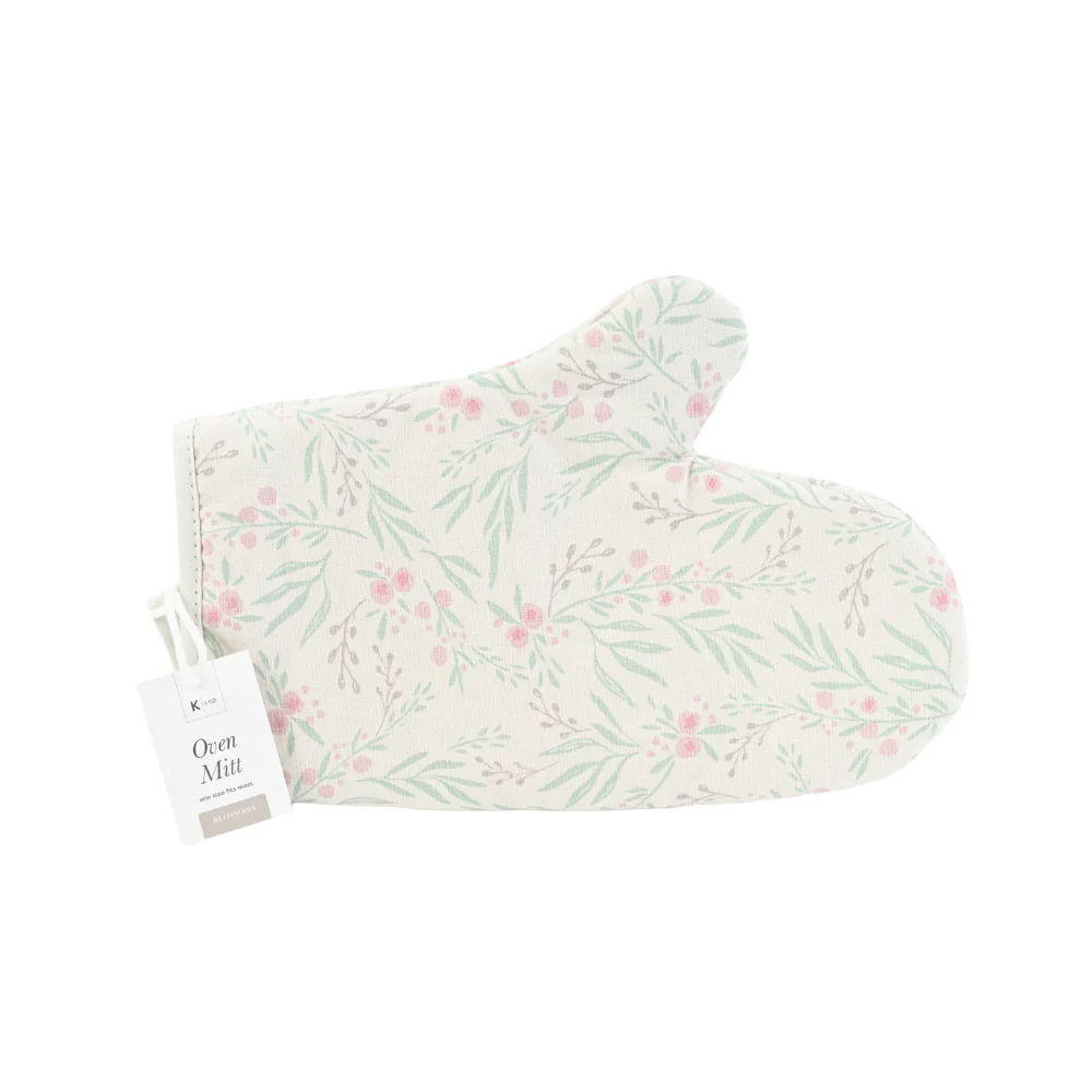 Blossoms Series  Oven Mitt - DANCING BLOSSOMS