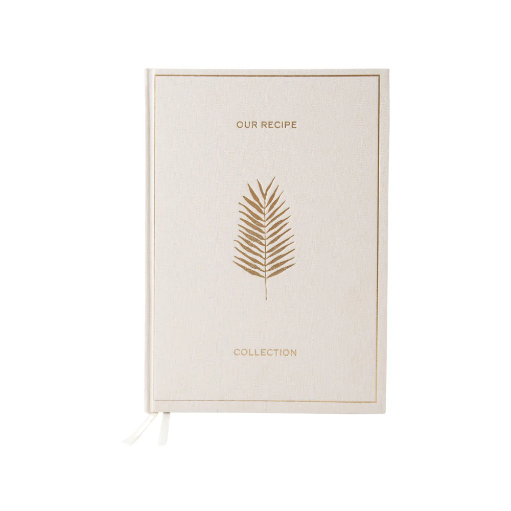 Coastal Tones Collection Recipe Book - GOLD PALM