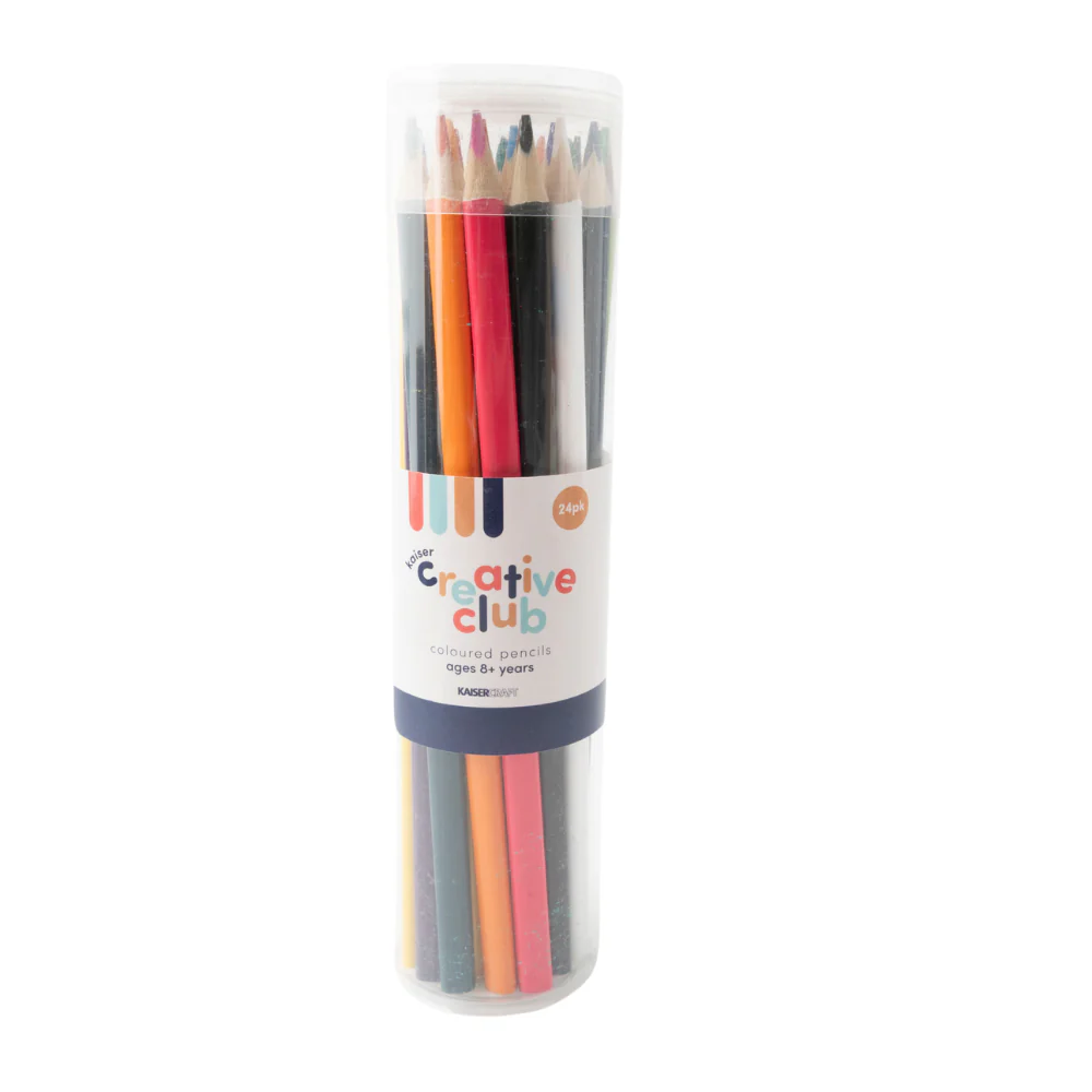 Kaiser Creative Club - Kids Coloured Pencils 24pk