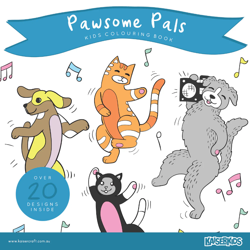 Kaiser Creative Club - Kids Pawsome Pals Colouring Book - Image 2