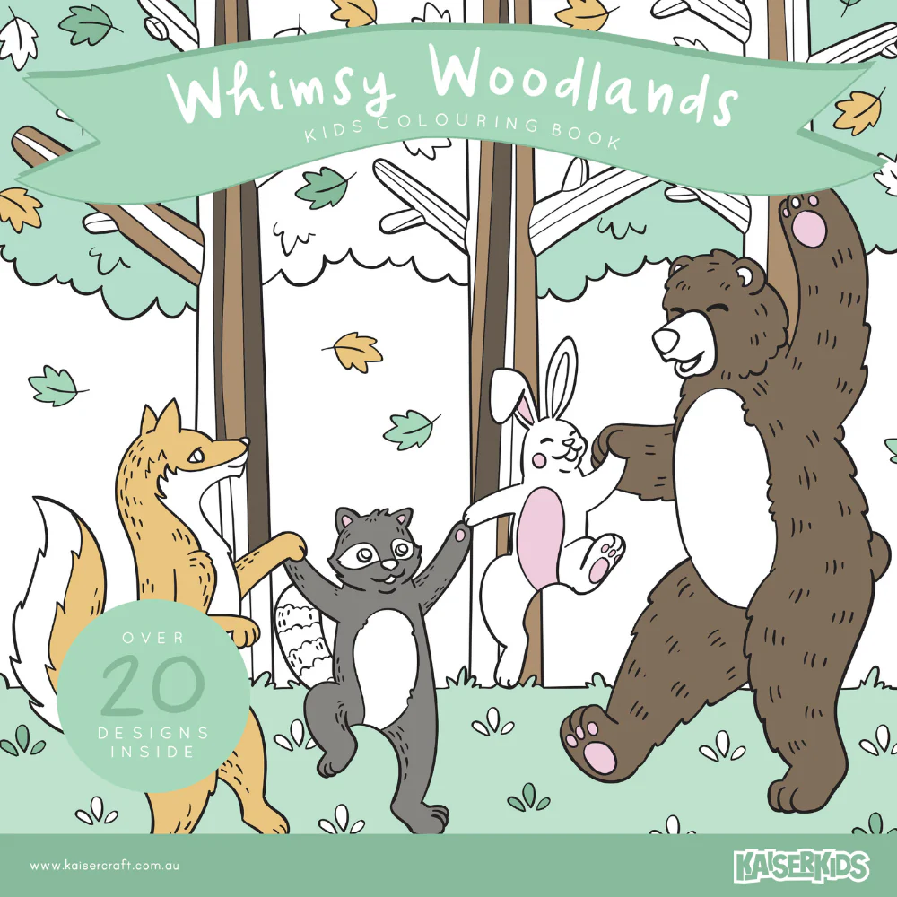 Kaiser Creative Club - Kids Whimsy Woodlands Colouring Book - Image 2