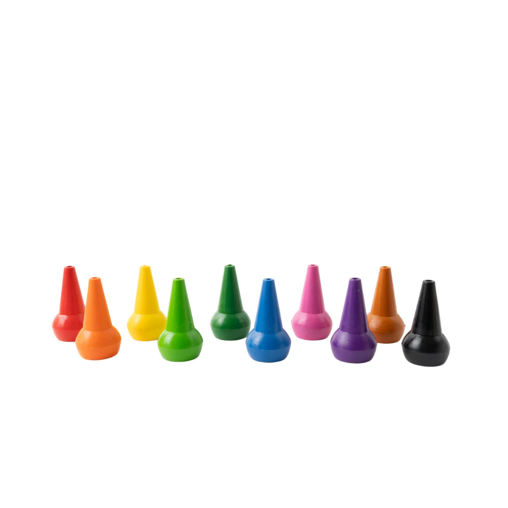 Kaiser Creative Club - Kids Shaped Crayons 10pk - STACKABLE