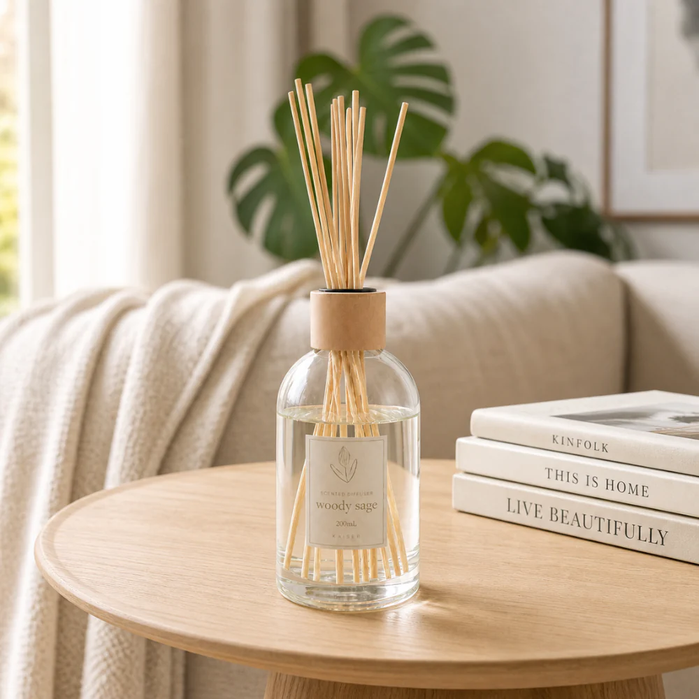 Evergreen Collection 200ml Diffuser - PEONY FLORAL - Image 2