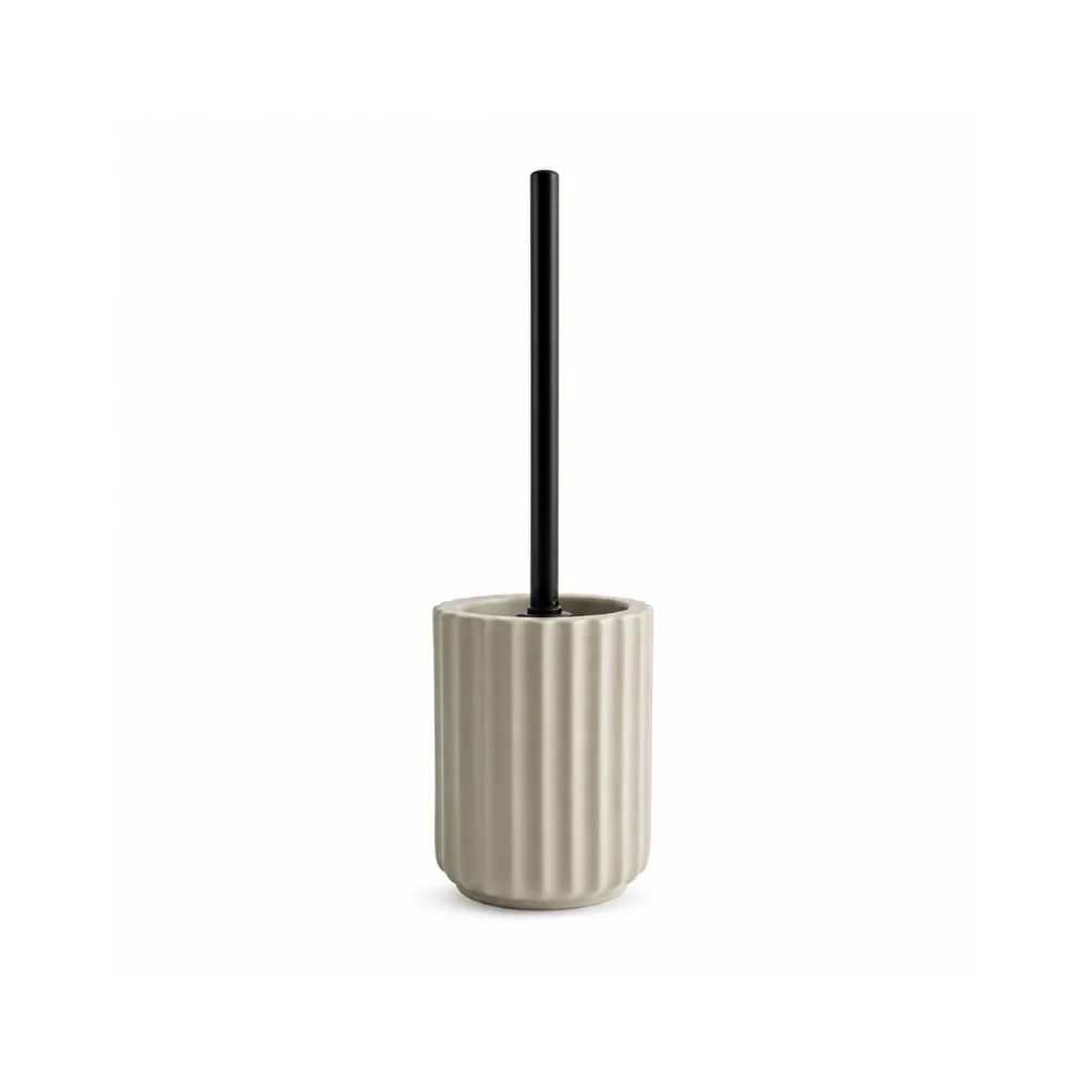 Evergreen Collection Toilet Brush Holder - SAND - Image 3