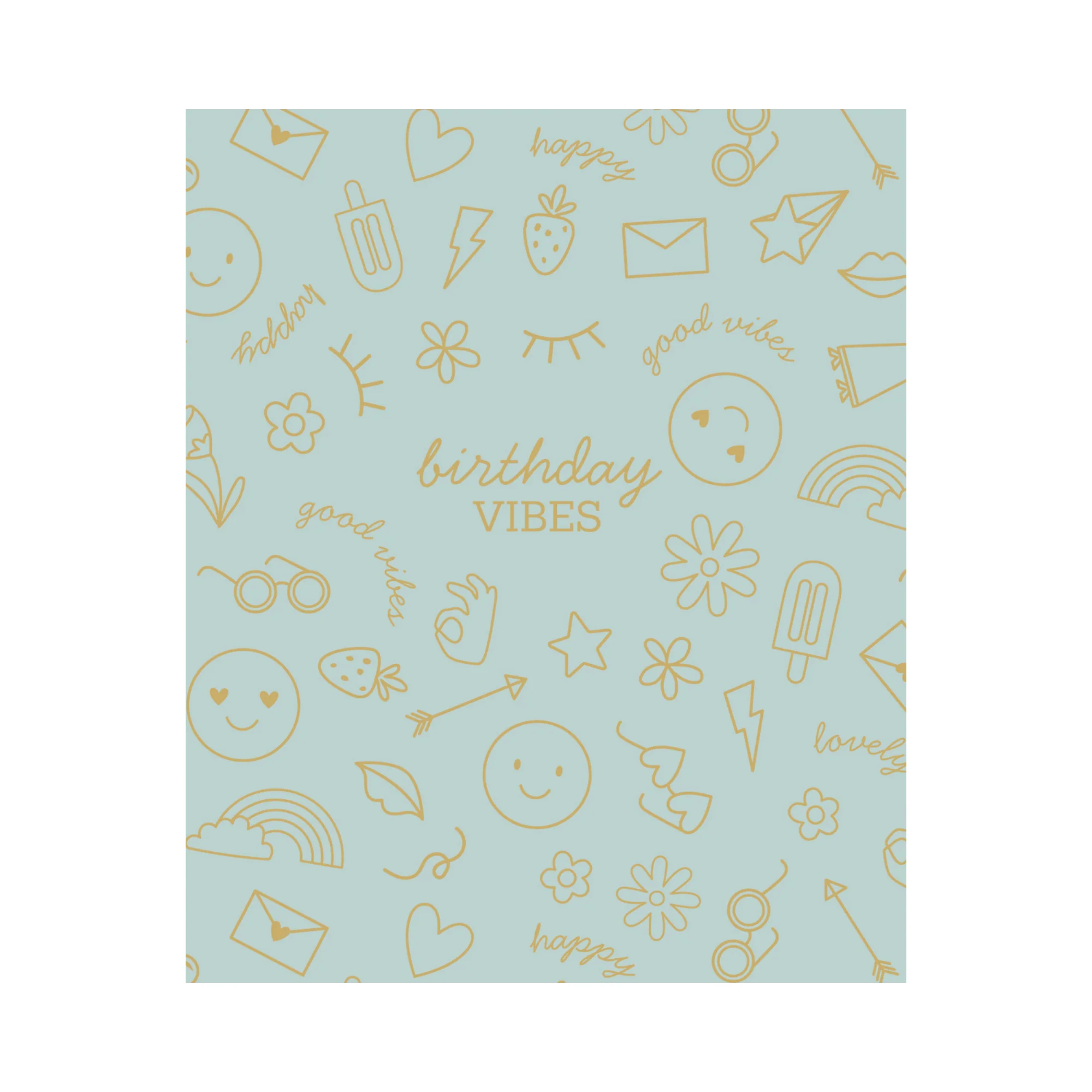 Greeting Card Blossom - Birthday Vibes Icons