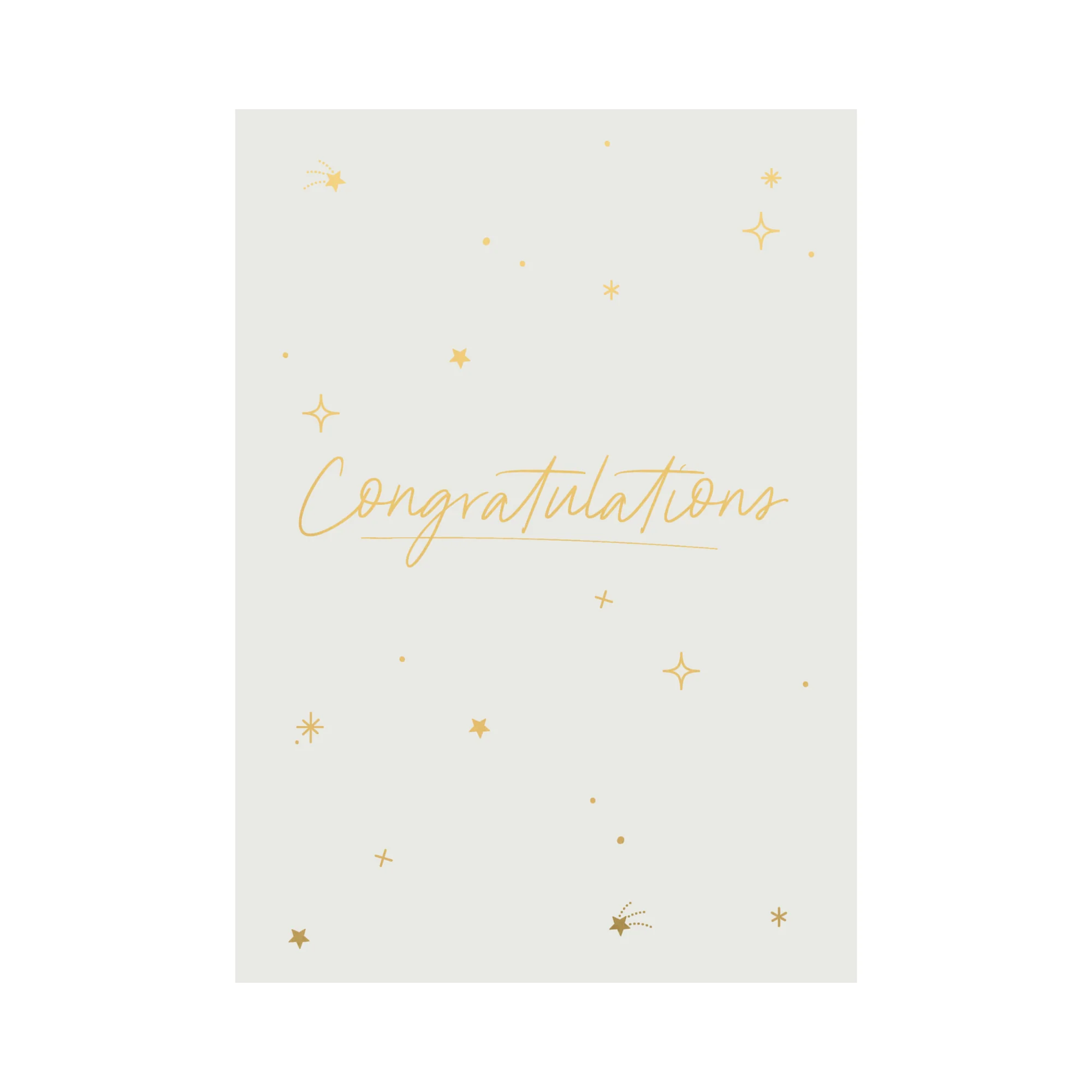 Greeting Card Congrats - Starry Congratulations