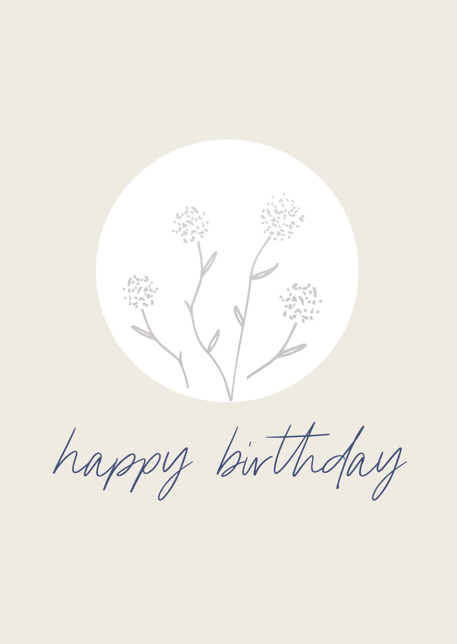 Greeting Card Dainty - FLORAL