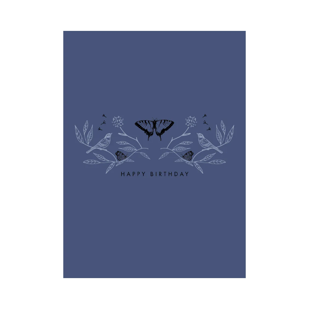 Greeting Card Dainty - GARDEN BIRTHDAY