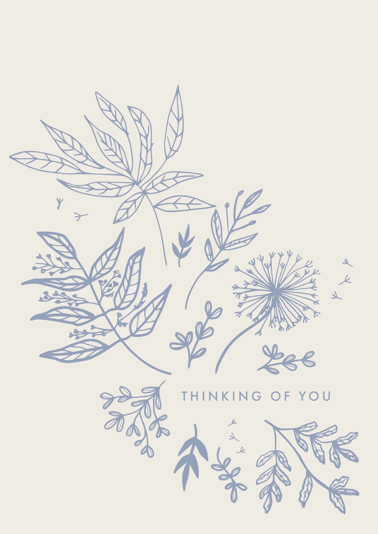 Greeting Card Dainty - THINKING OF YOU