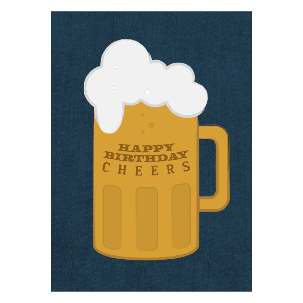 Greeting Card - FOR HIM - Birthday Cheers