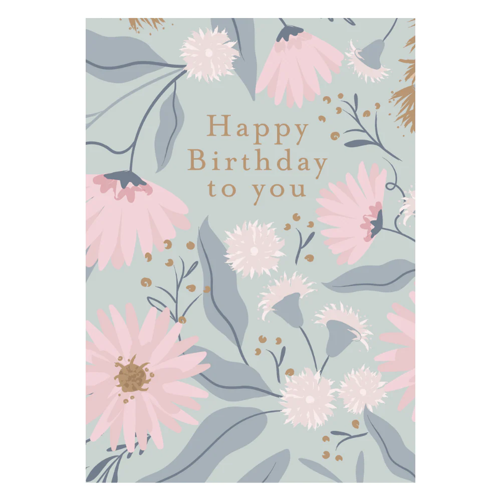 Greeting Card Garden Meadow - GARDEN BIRTHDAY