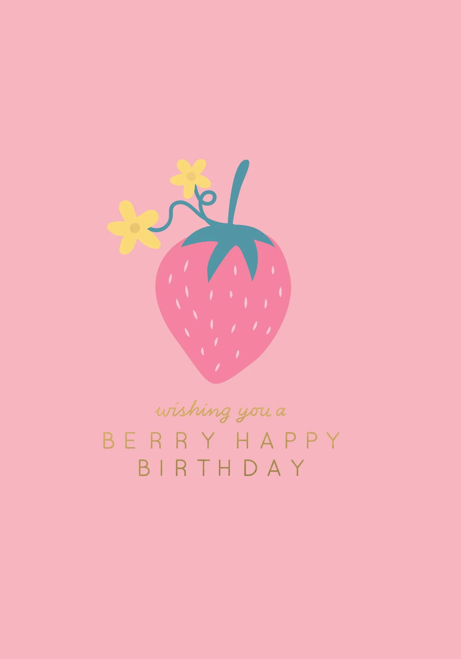 Greeting Card Good Vibes - BERRY HAPPY