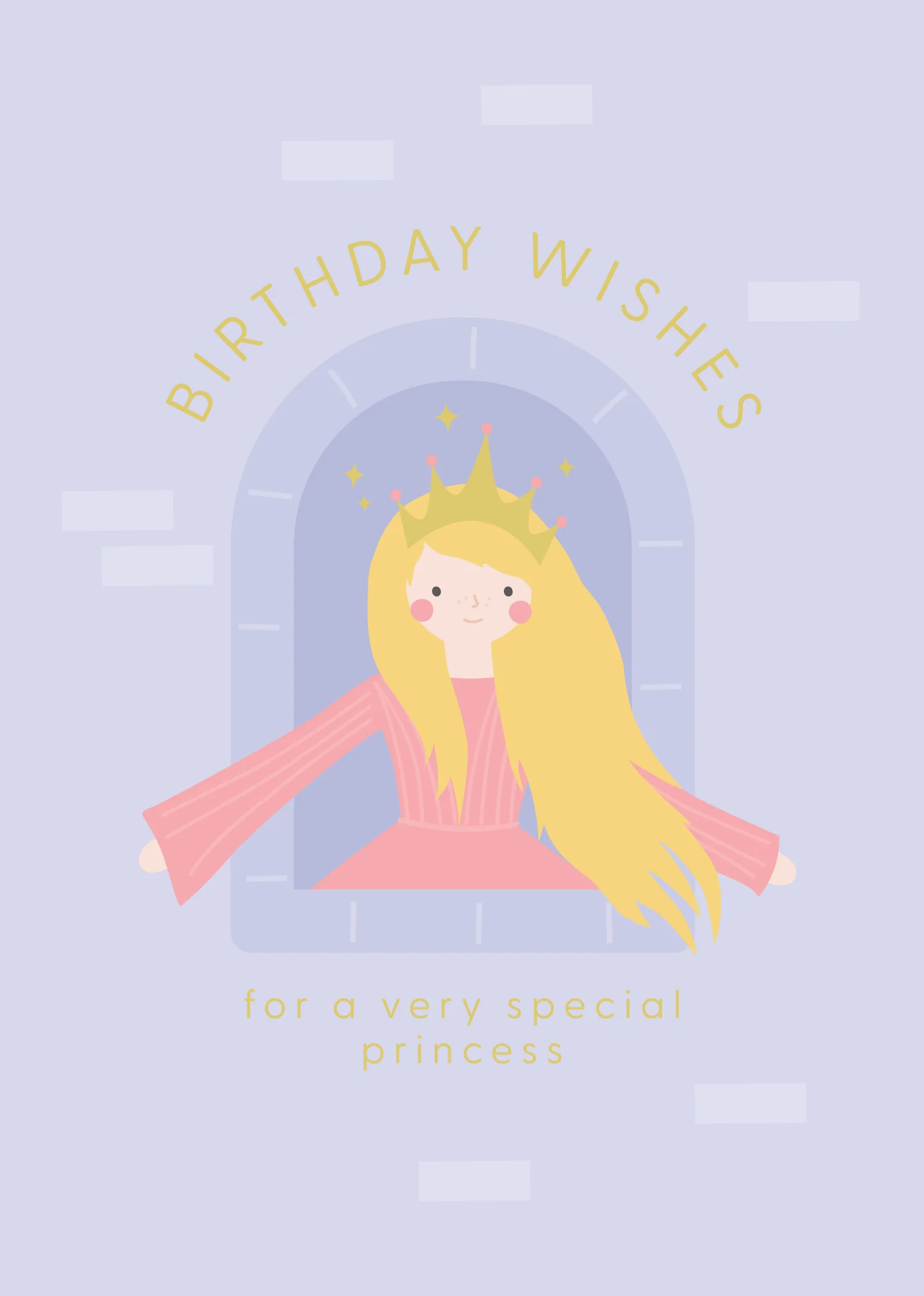 Greeting Card Kids - Birthday Princess