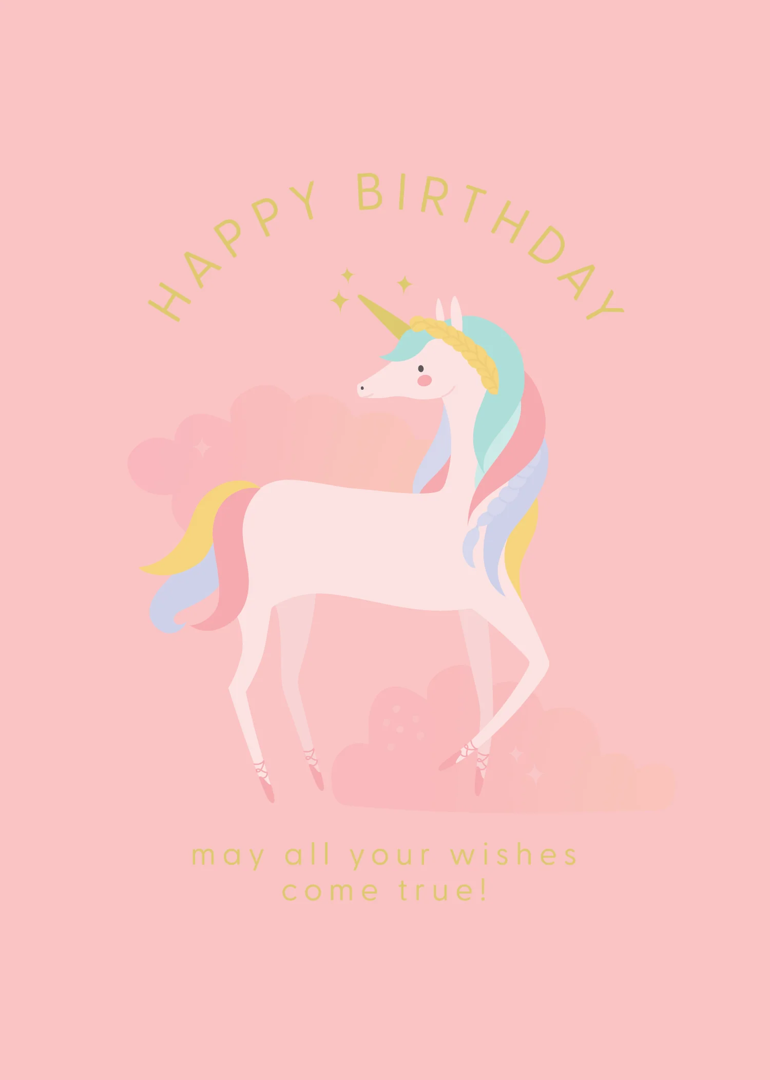 Greeting Card Kids - Unicorn Wishes