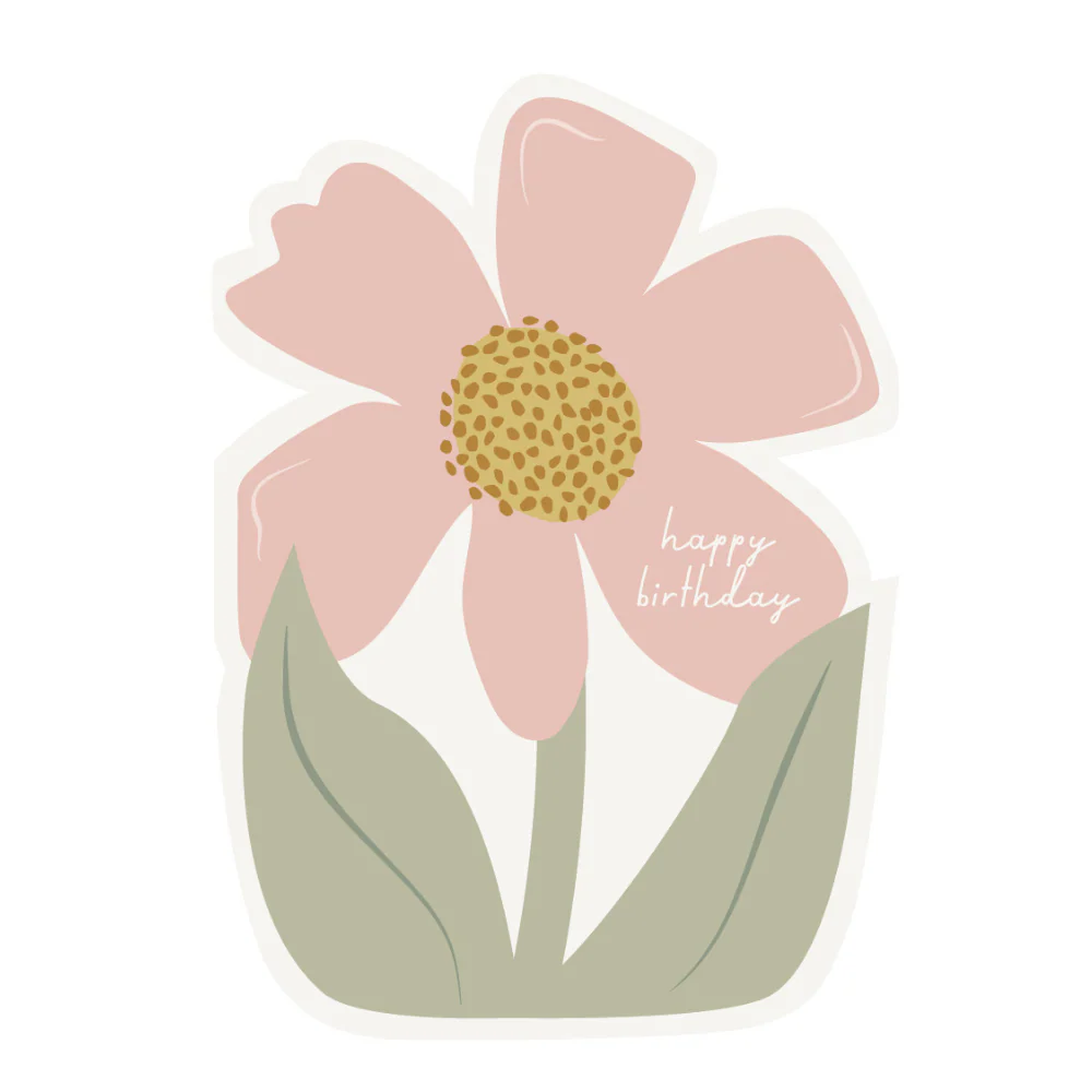 Premium Greeting Card Lemonade - PINK DAISY