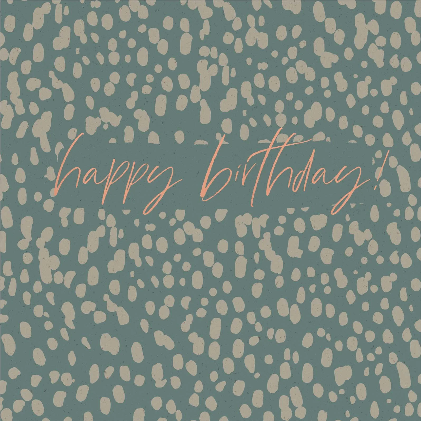 Greeting Card Rust - SPOTTY BIRTHDAY