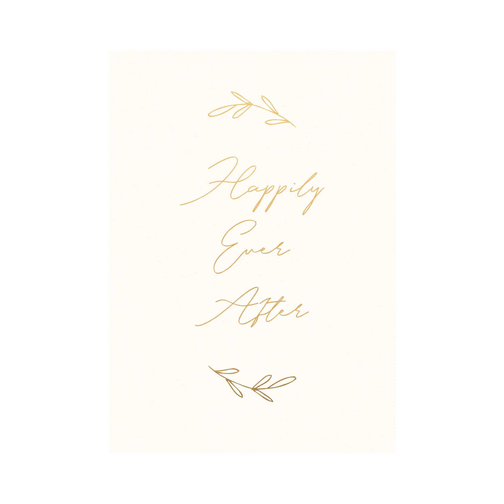 Greeting Card WEDDING - EVER AFTER