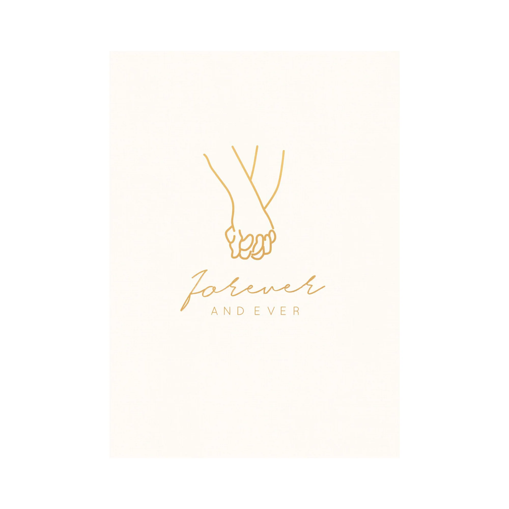 Greeting Card WEDDING - FOREVER