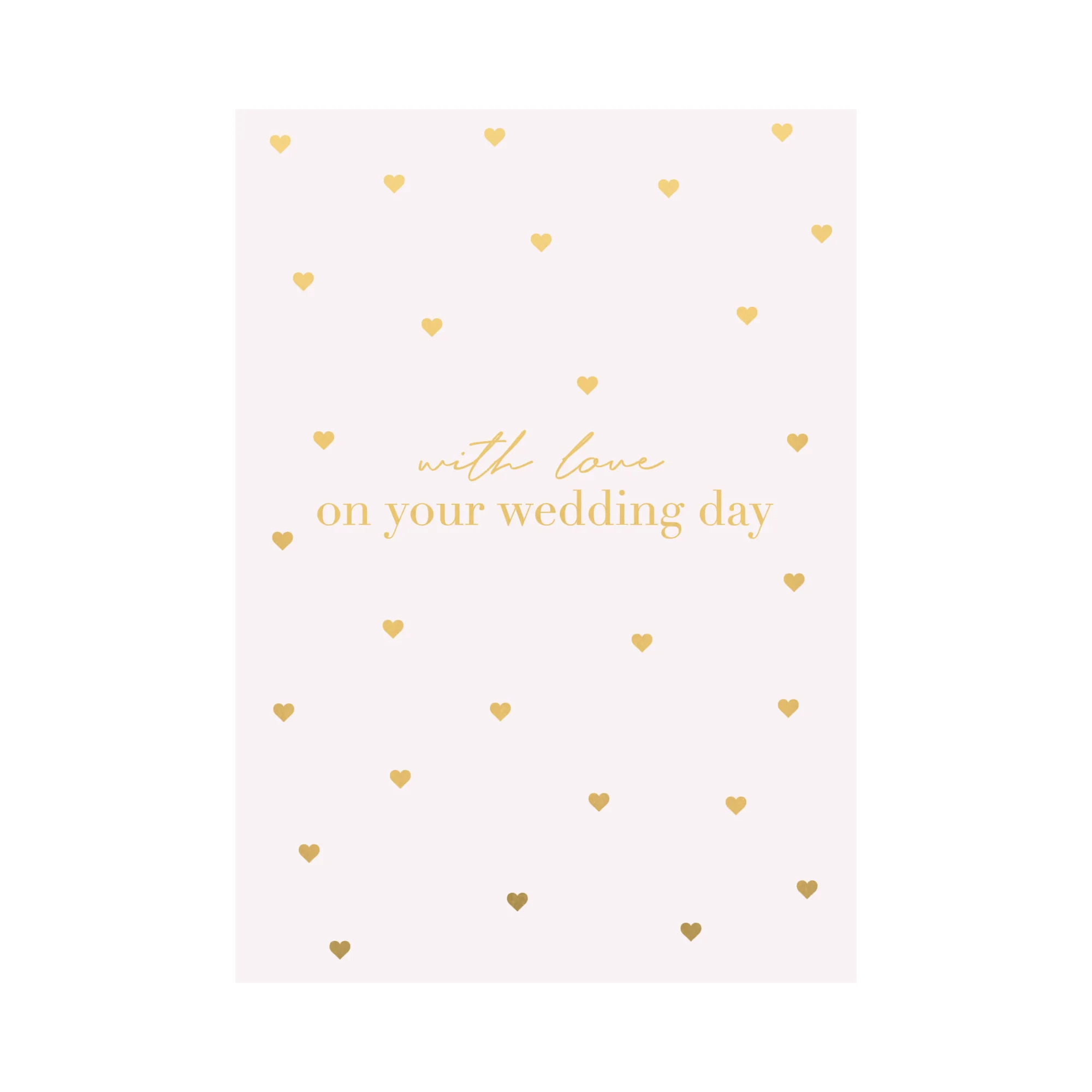 Greeting Card WEDDING - WITH LOVE WEDDING