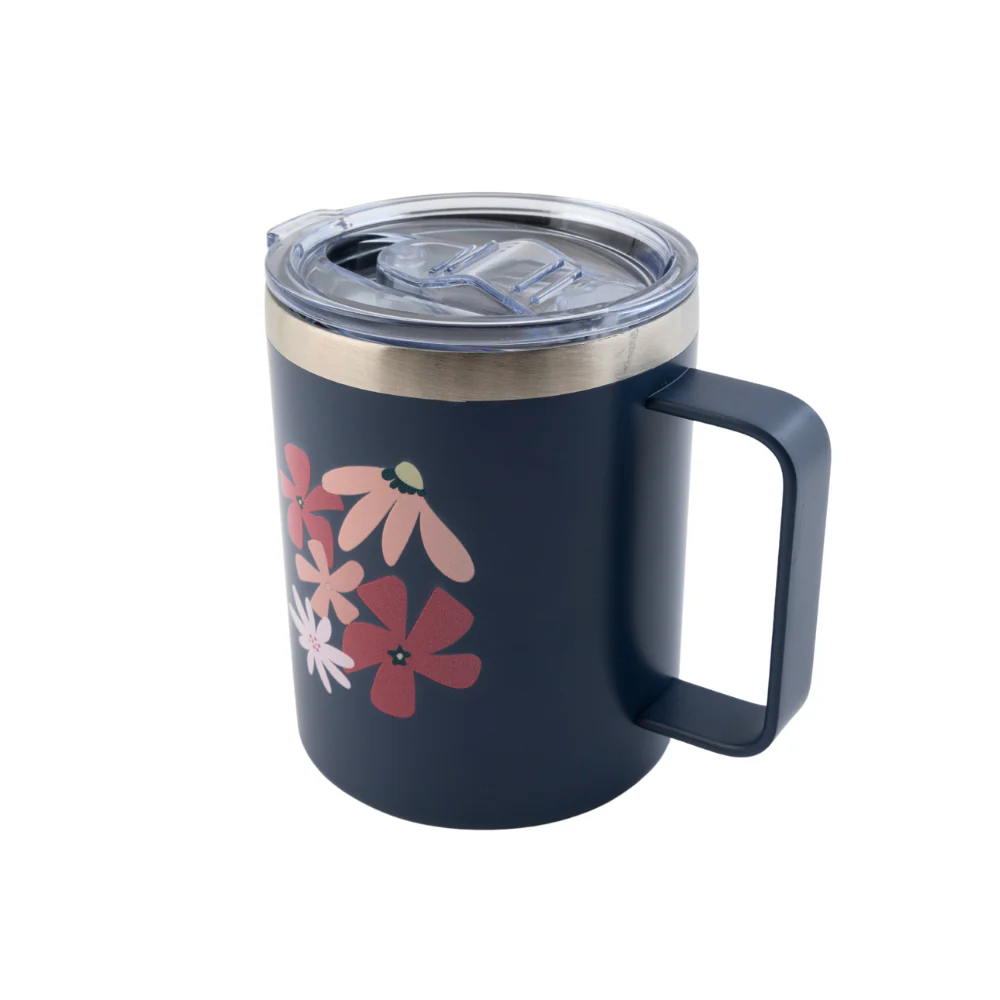 Honeydew Insulated Coffee Mug - PINK FLORA - Image 2