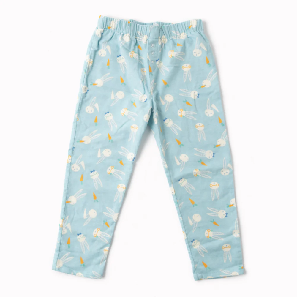 Hoppy Times Kids Easter Kids PJ's - BUNNY BLUE - Image 3