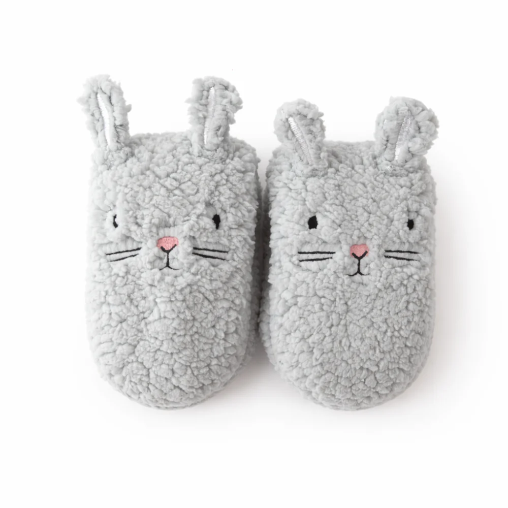 Hoppy Times Kids Easter Novelty Sleep Socks - BUNNY GREY - Image 2