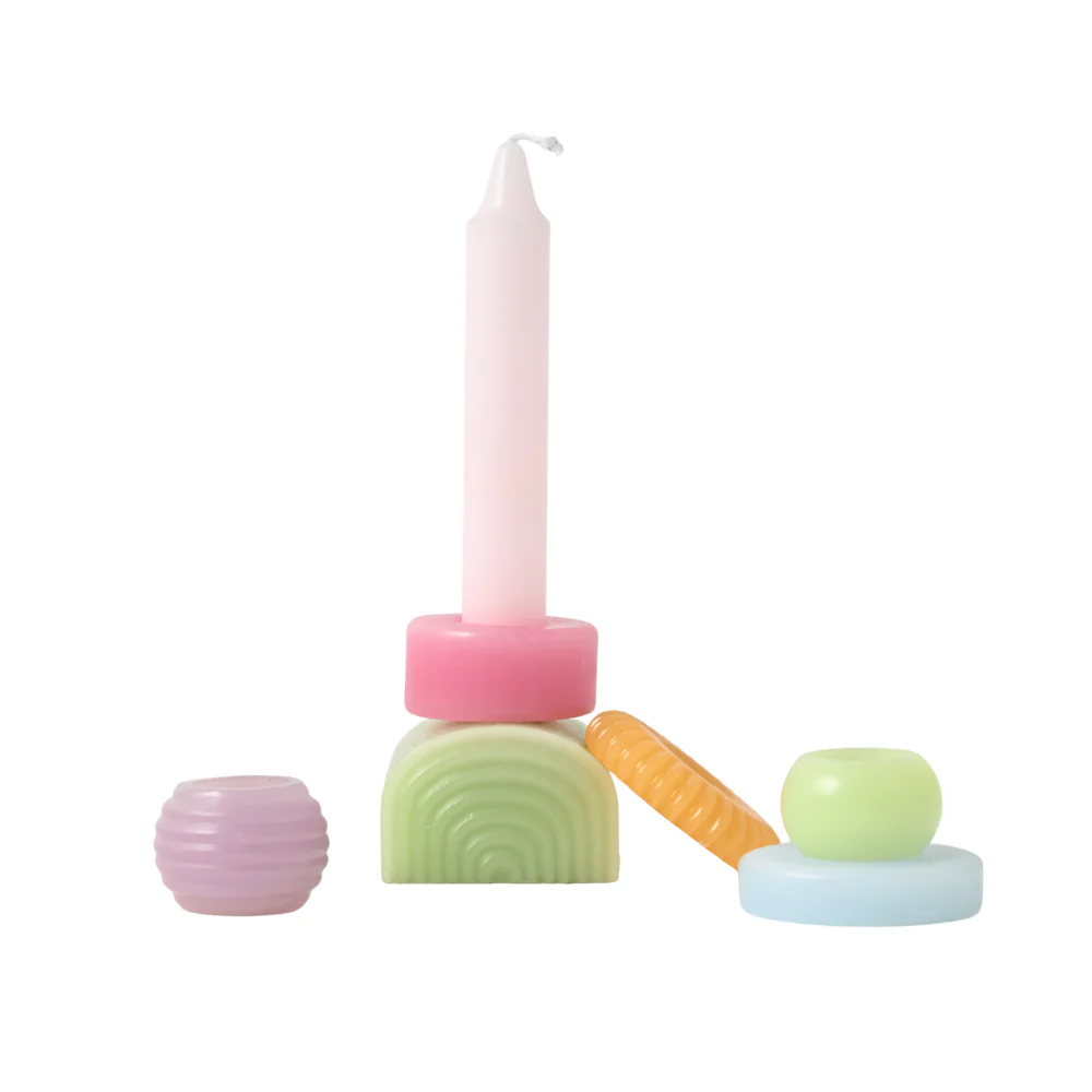 Juicy Series Pillar Candle Stacker - RAINBOW - Image 2