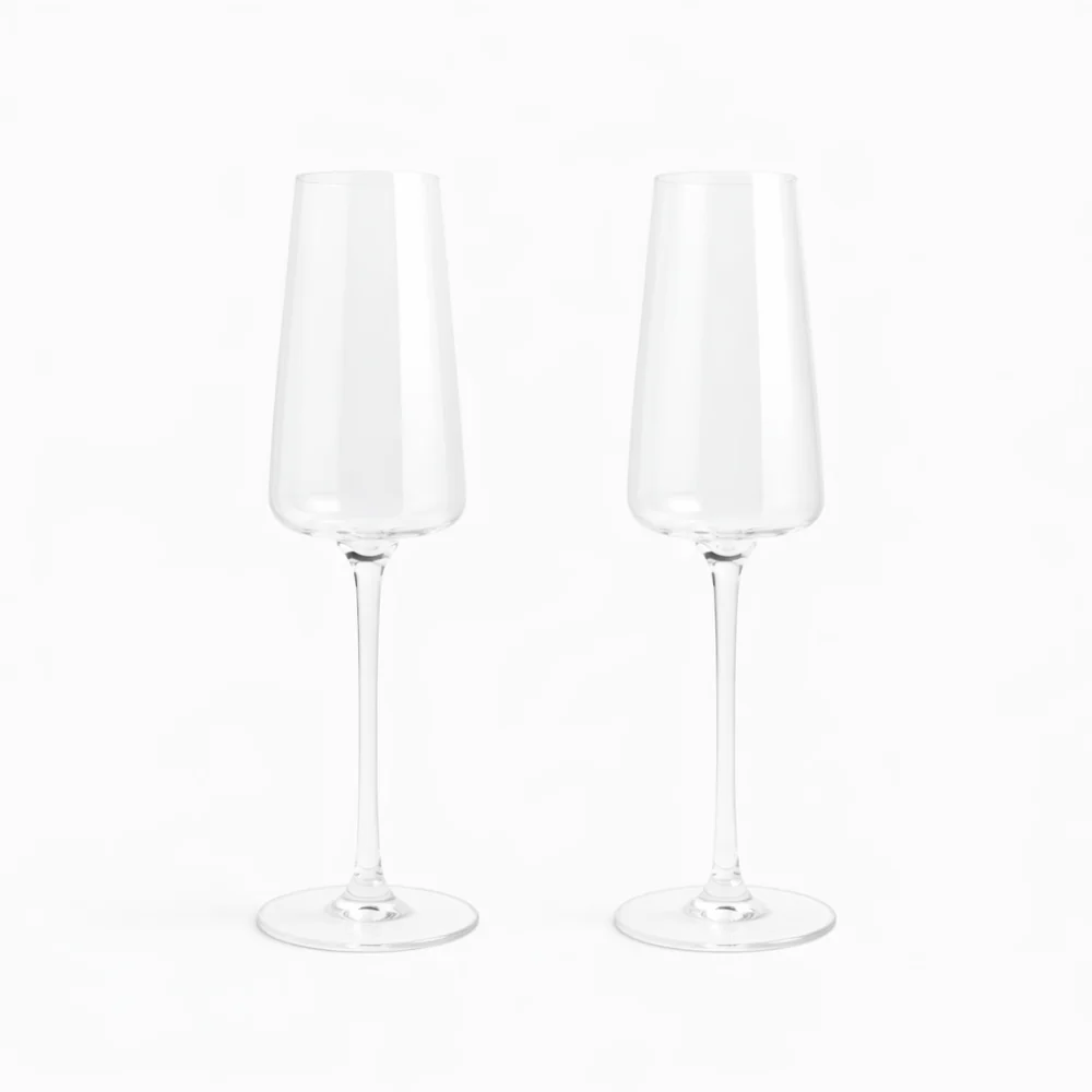 K&Co. Dine Series Barlow Champagne Flute Set of 2 - Image 2