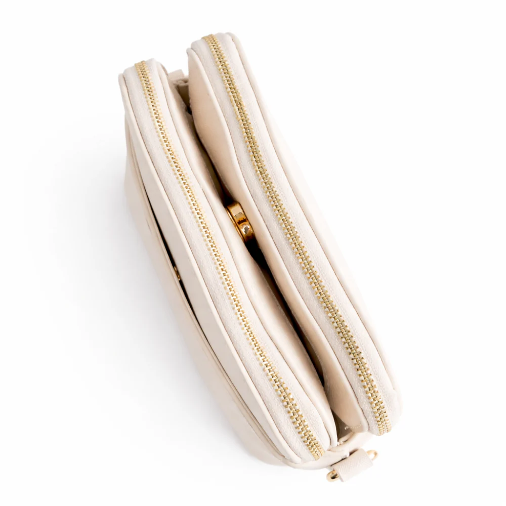 K&Co. Journey Collection Dome Side Bag - BEIGE - Image 3