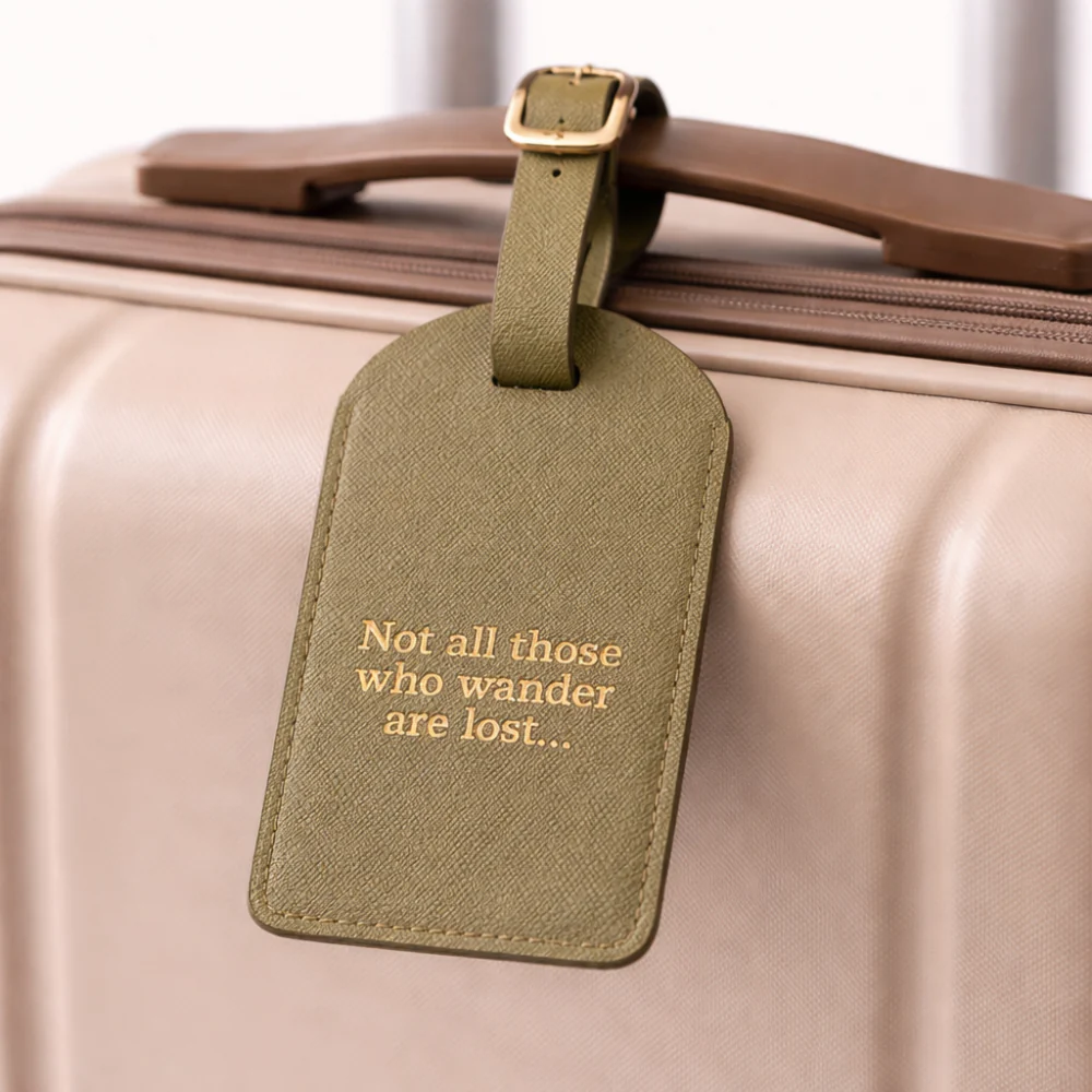 K&Co. Journey Collection Luggage Tag - KHAKI - Image 2