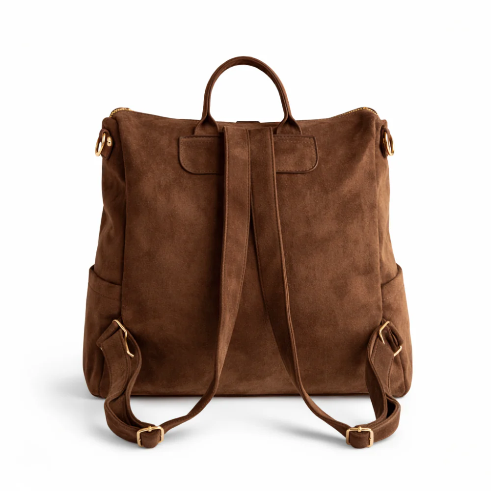 K&Co. Journey Collection Messenger Backpack - CHOCOLATE - Image 2