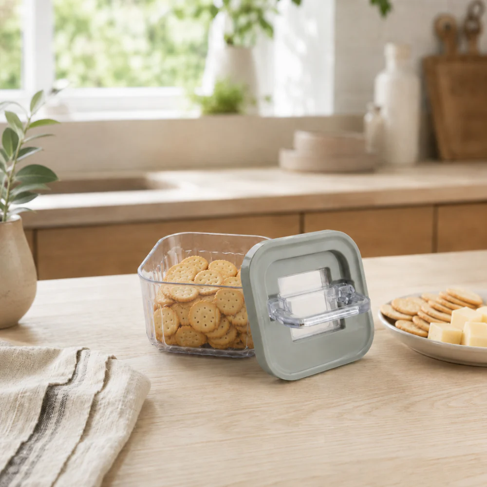 K&Co. Kitchen Storage Pantry Canister 350ml - SAGE - Image 2