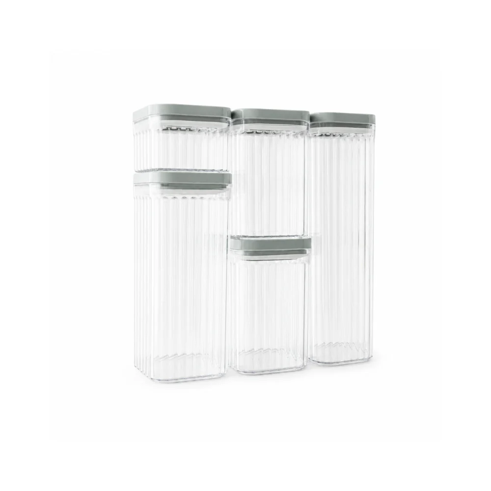 K&Co. Kitchen Storage Pantry Canister 5pk - SAGE