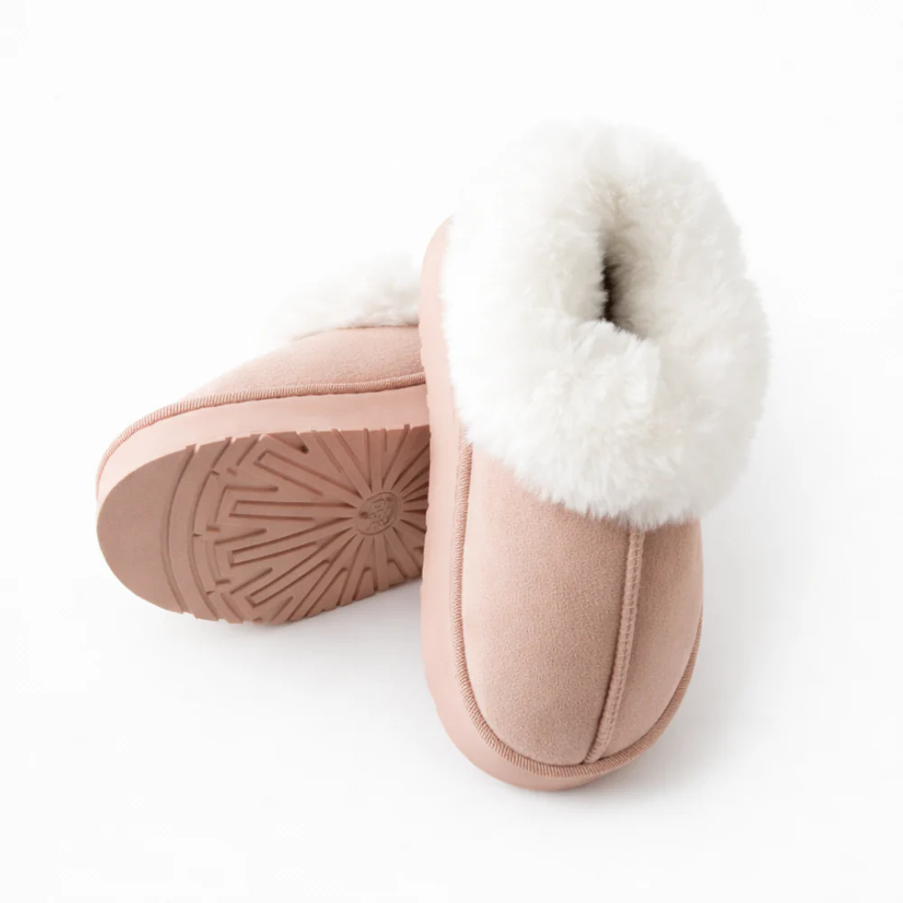 K&Co. Petal Series Ankle Slipper Boots - DUSTY PINK - Image 3