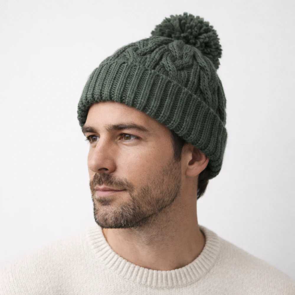 K&Co. Petal Series Beanie - FOREST GREEN - Image 2