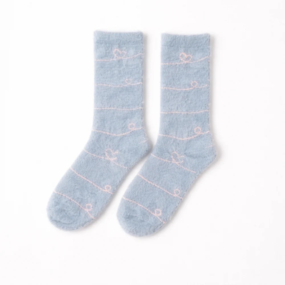 K&Co. Petal Series Bed Socks 2pk - LOVE TRAIL - Image 3