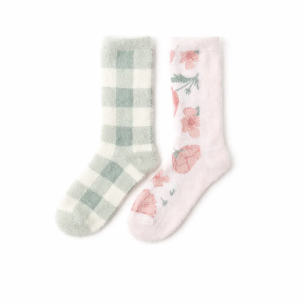 K&Co. Petal Series Bed Socks 2pk - Petal Series