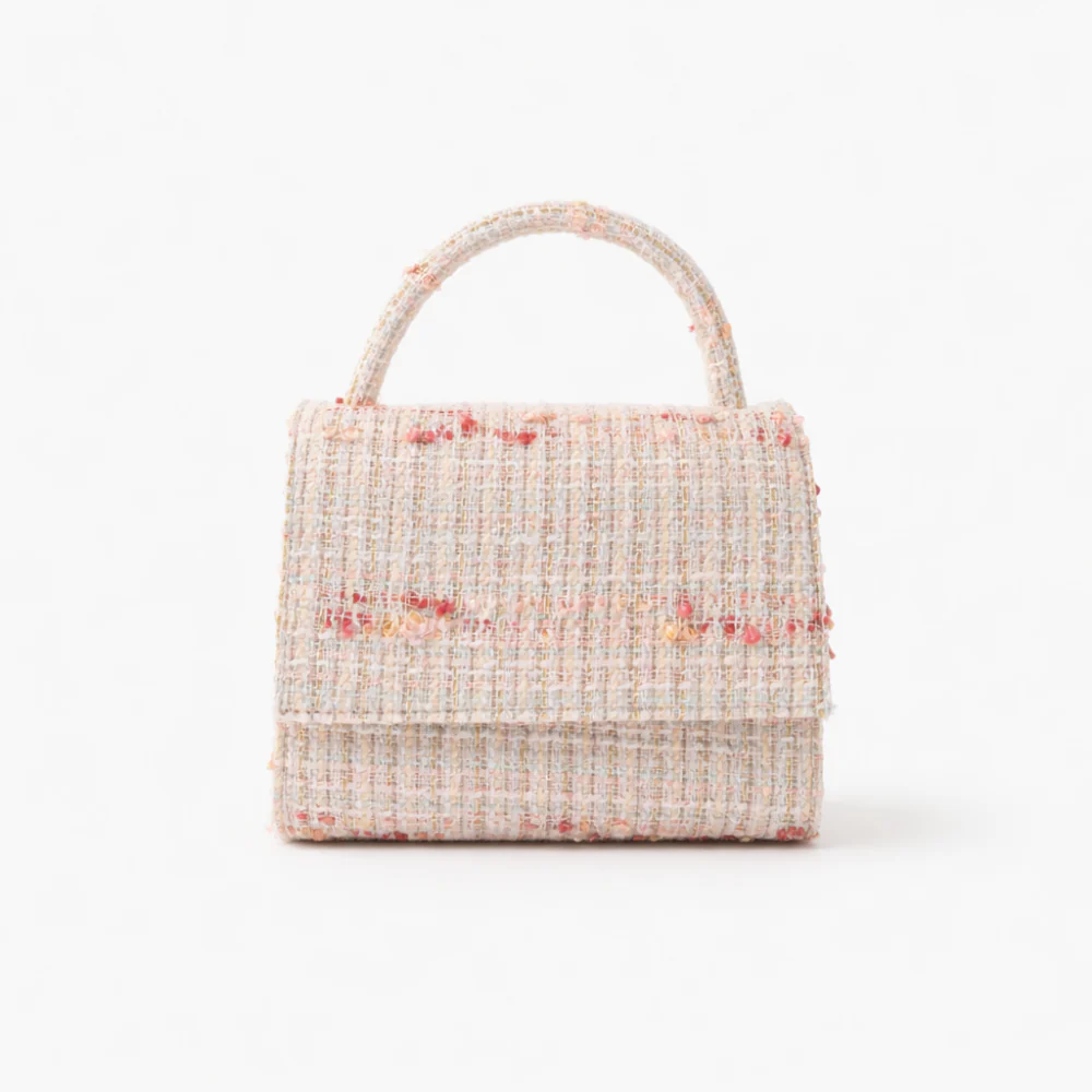 K&Co. Petal Series Boucle Top Handle Side Bag  - PINK - Image 3