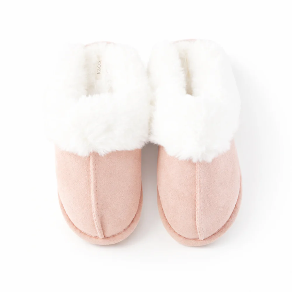 K&Co. Petal Series Closed Toe Slipper - DUSTY PINK - Image 3
