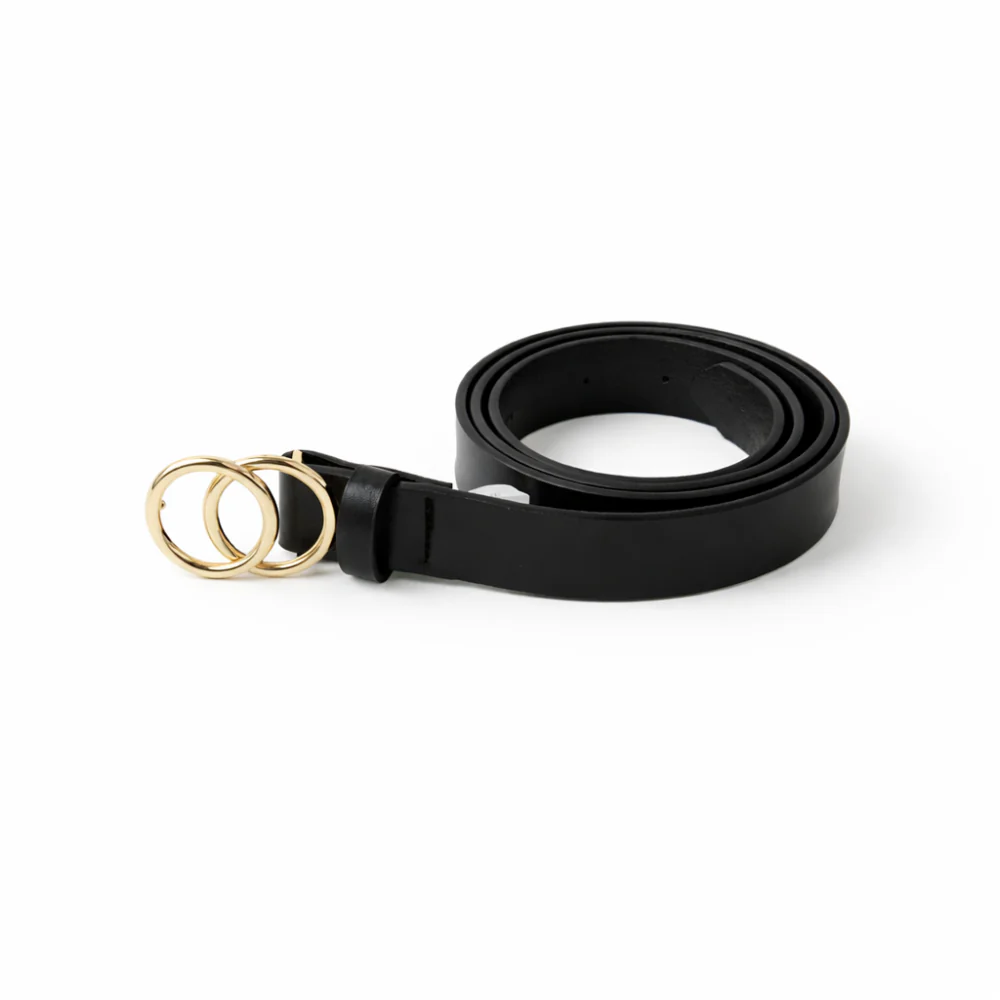 K&Co. Double Ring Belt  - BLACK - Image 2