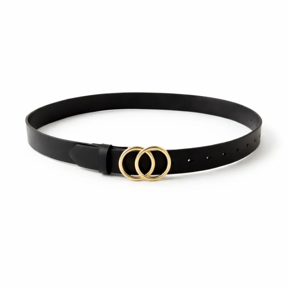 K&Co. Double Ring Belt  - BLACK - Image 4