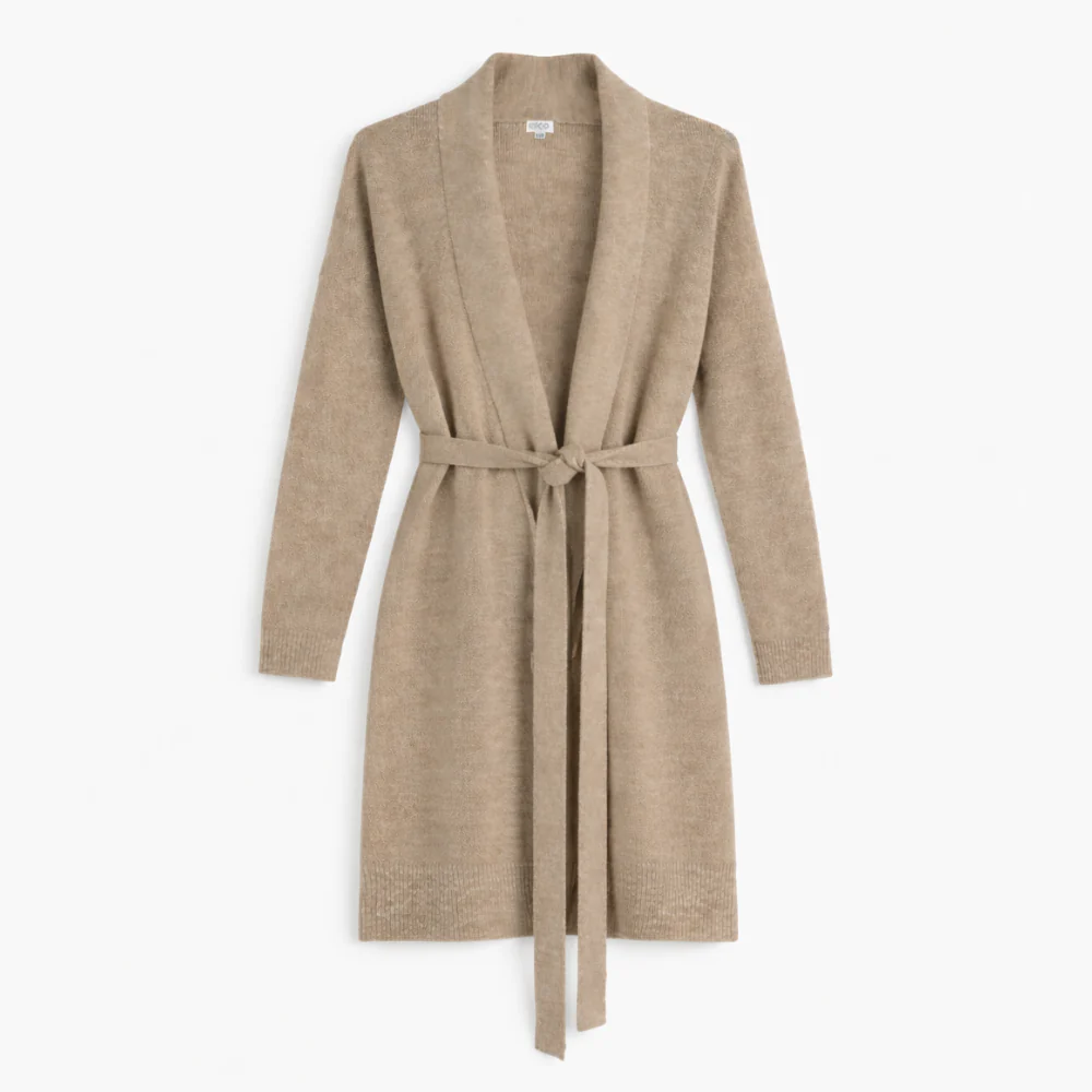 K&Co. Petal Series Knit Cardigan - LATTE