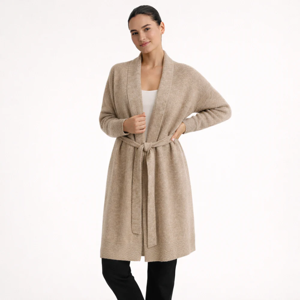 K&Co. Petal Series Knit Cardigan - LATTE - Image 2