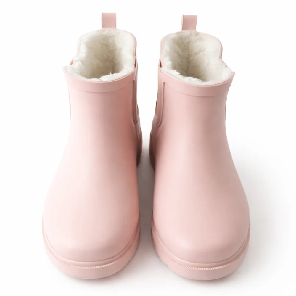 K&Co. Petal Series Lined Ankle Gumboots - DUSTY PINK - Image 2