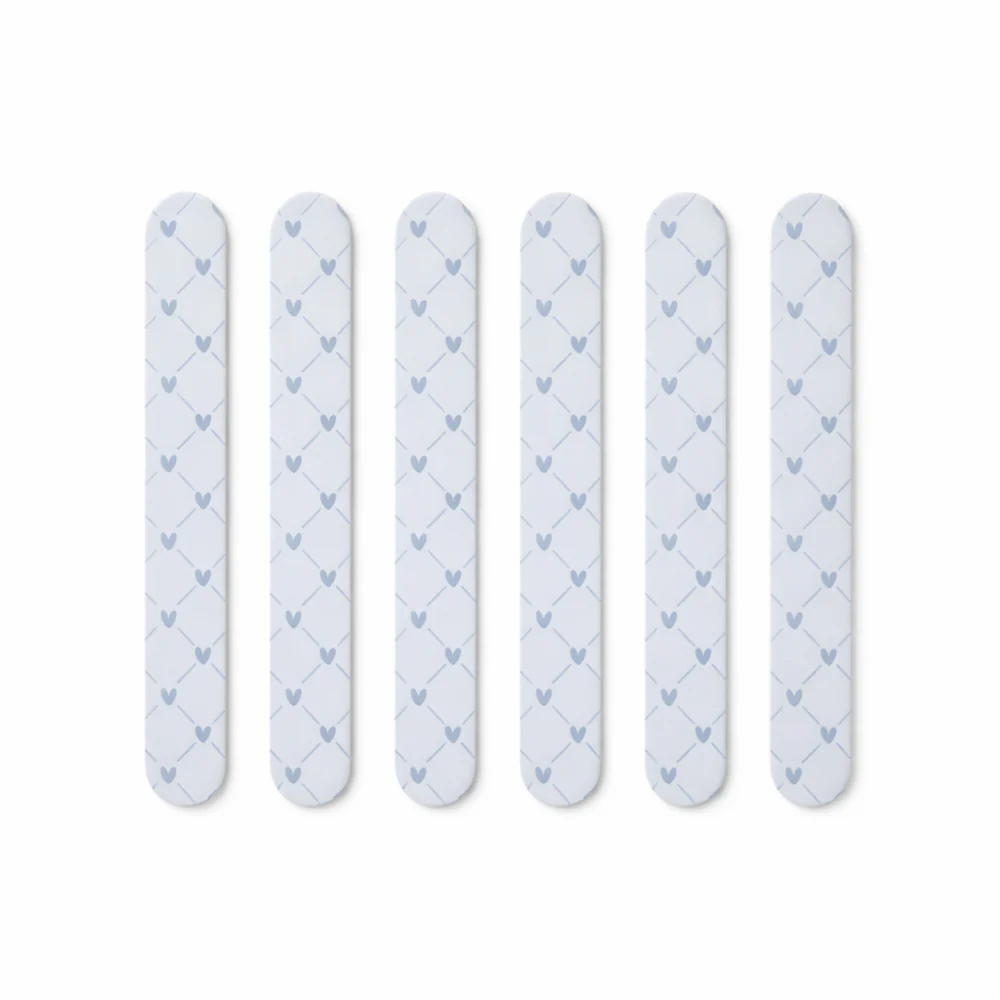 K&Co. Petal Series Printed Nail File 6pk - HEARTS - Image 2